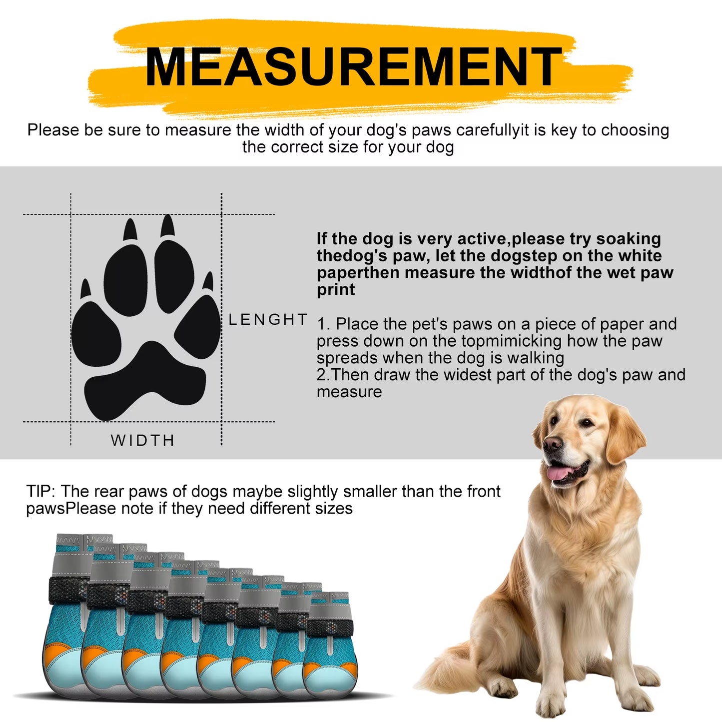 GlowTrek LED Dog Shoes
